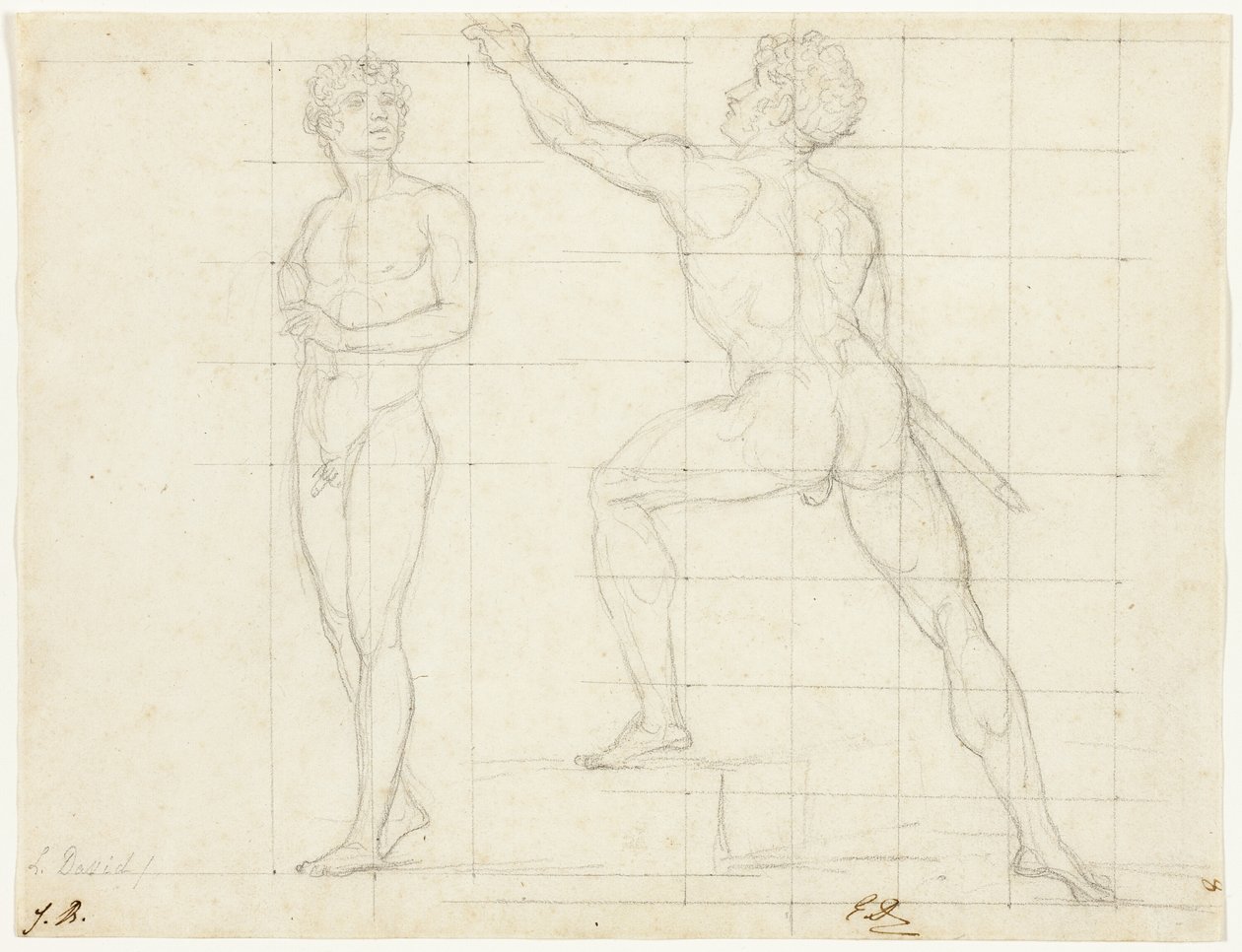 Étude pour "La Distribution des Aigles" - Jacques Louis David