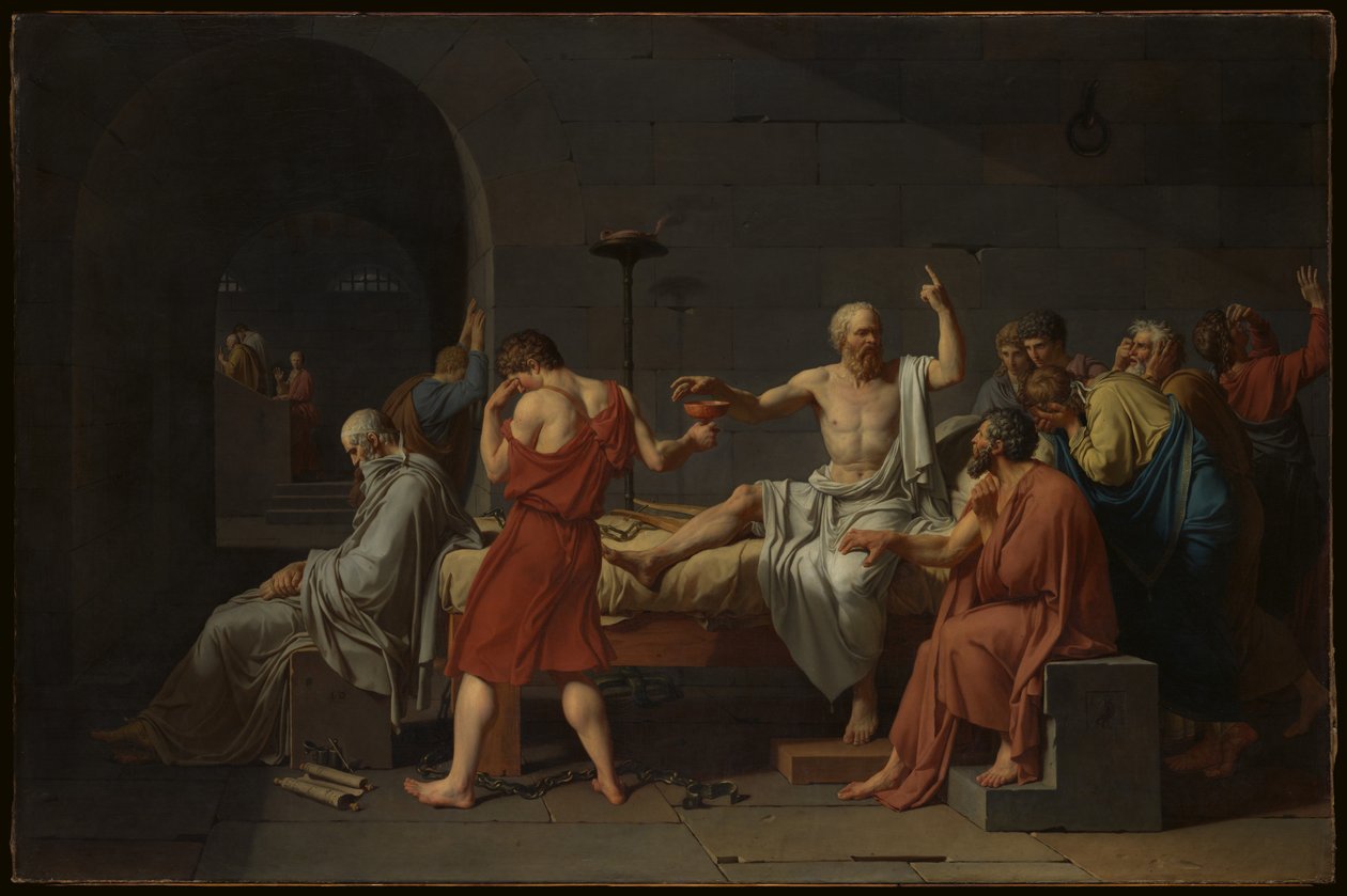 La Mort de Socrate - Jacques Louis David