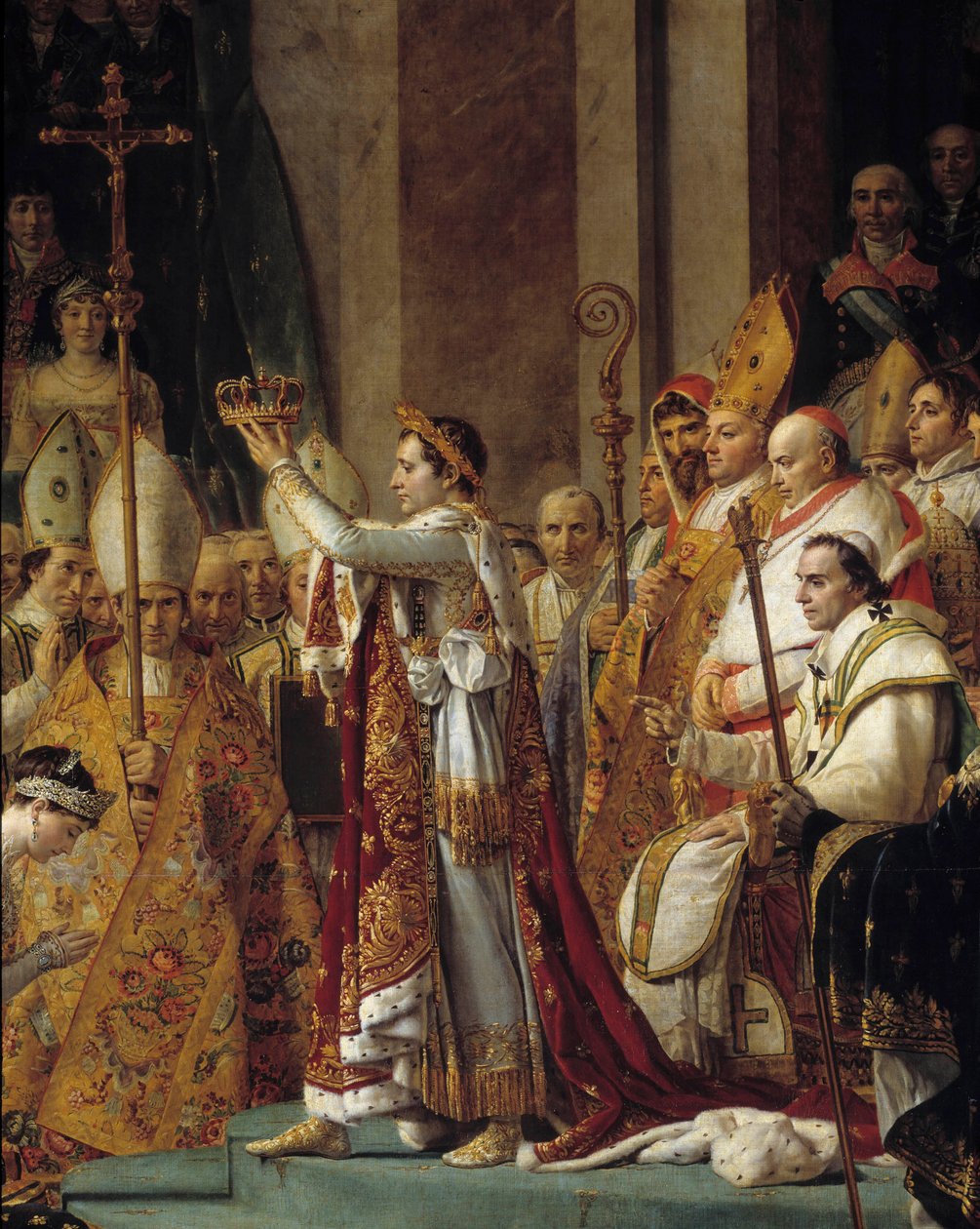 Le Rite de Napoléon (détail) - Jacques Louis David