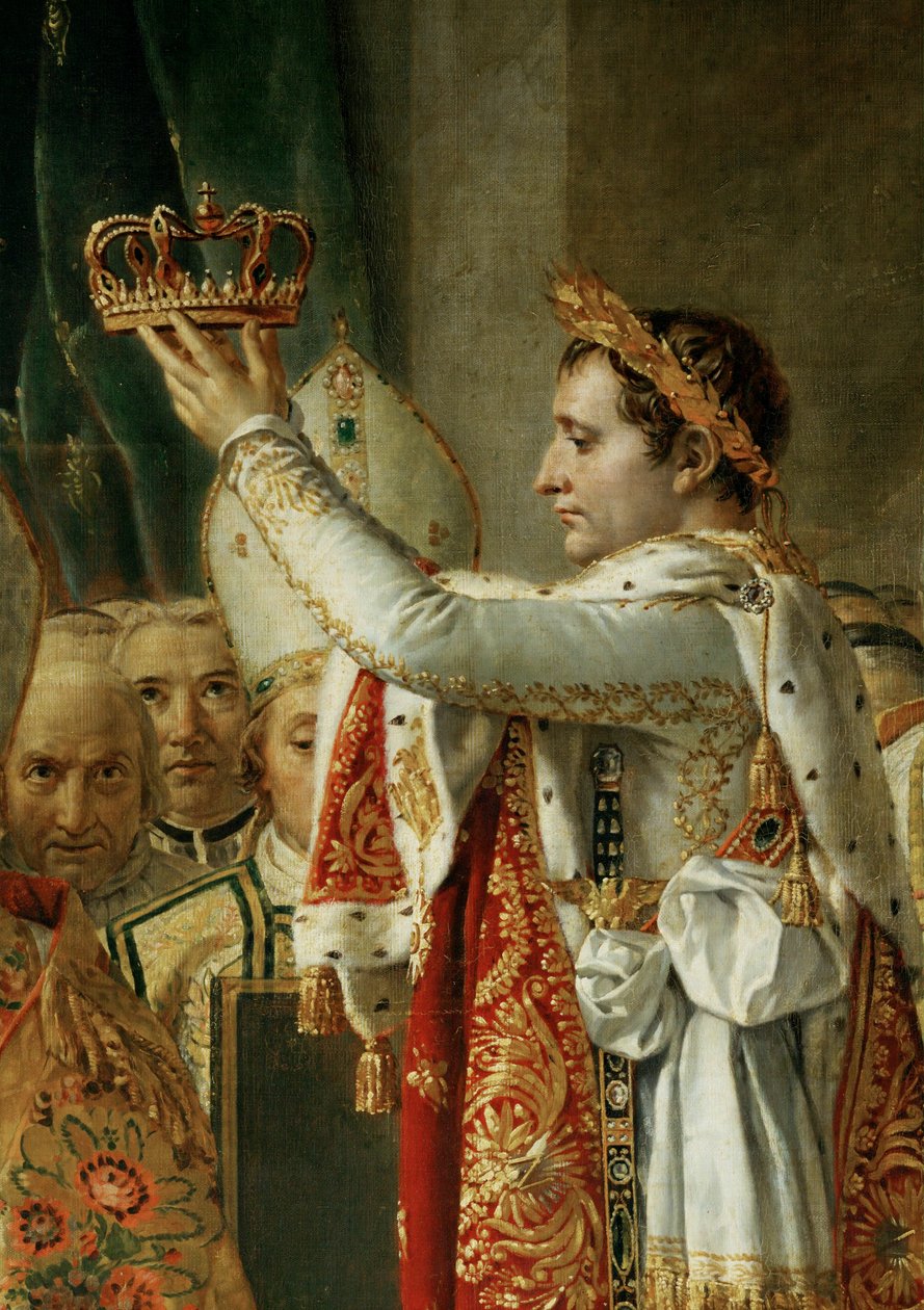 Le couronnement de Napoléon Ier par le pape Pie VII dans la cathédrale Notre-Dame de Paris ... - Jacques Louis David
