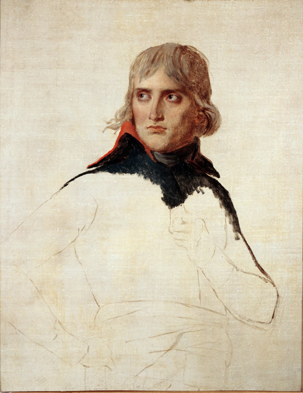 Portrait inachevé de Napoléon Bonaparte en général - Jacques Louis David