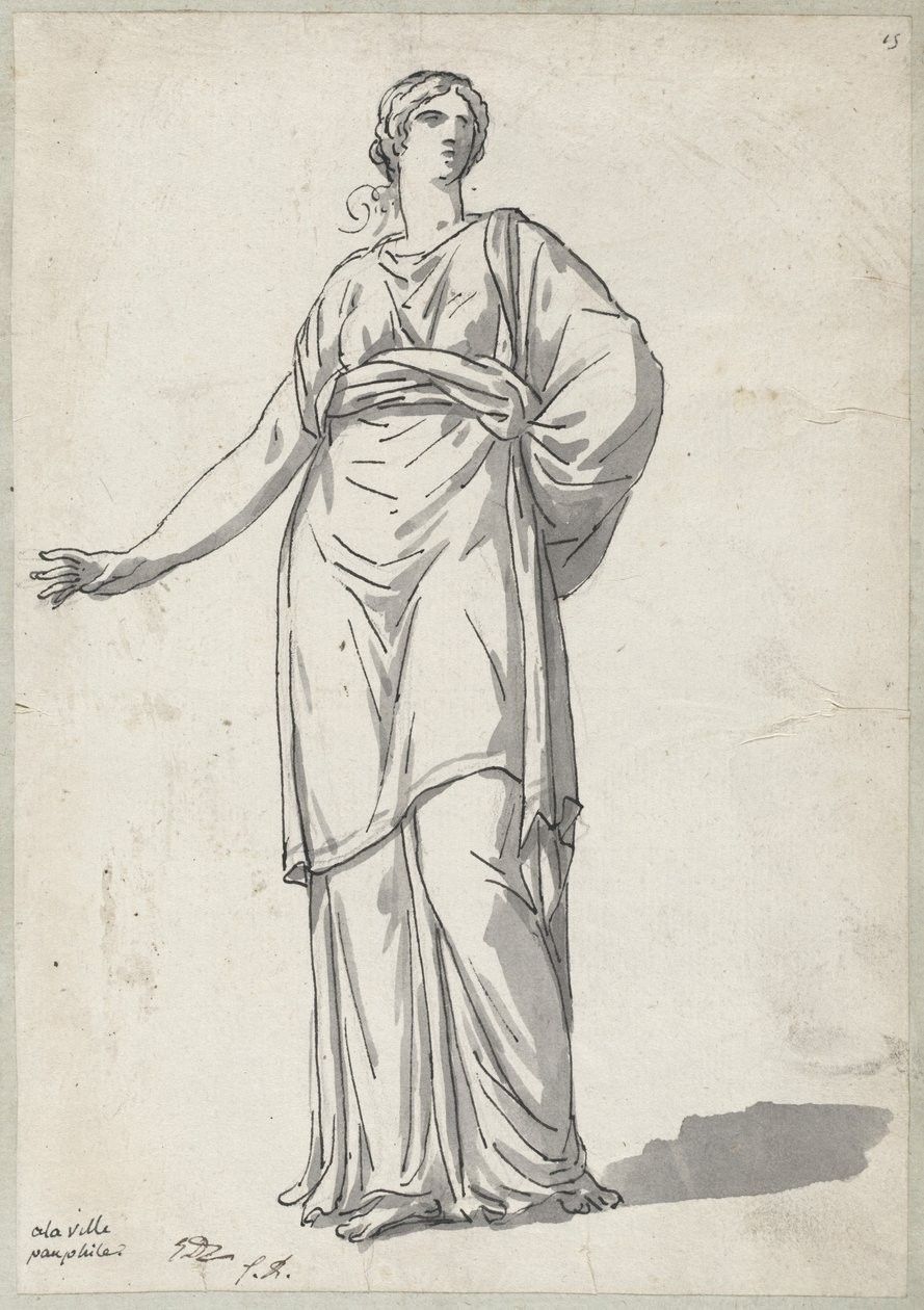 Femme de la Villa Pamphili - Jacques Louis David