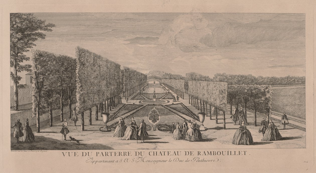 Jardin de fleurs du Château de Rambouillet - Jacques Rigaud