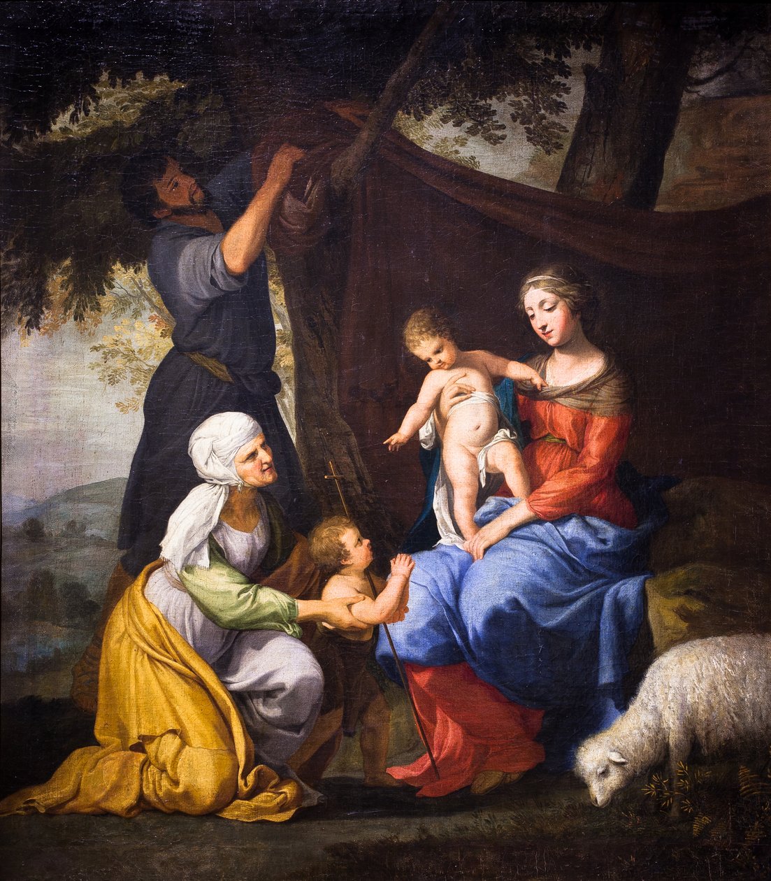 Repos de la Sainte Famille,1630-40 (huile sur toile) - Jacques Stella