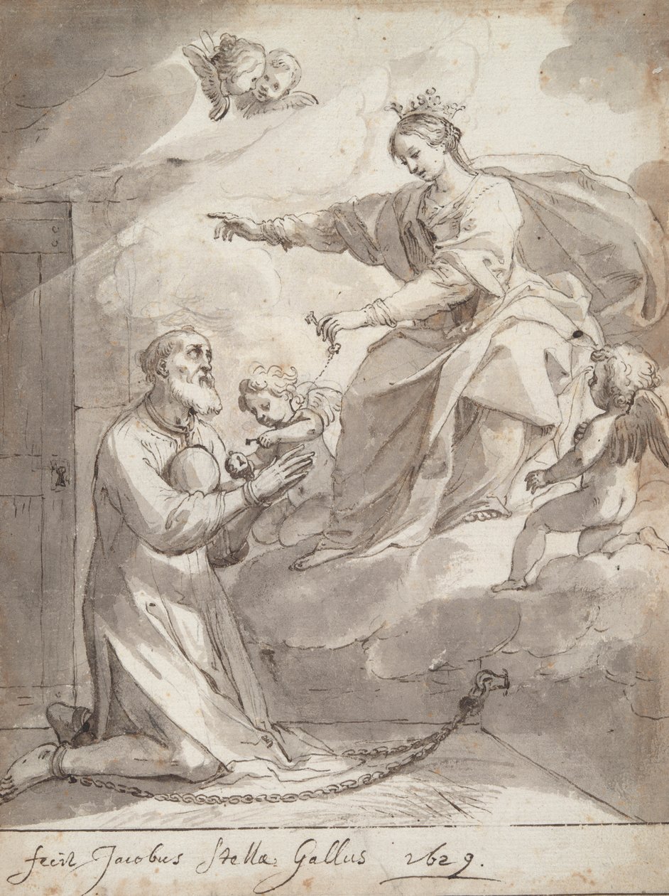 Saint Philippe en prison - Jacques Stella