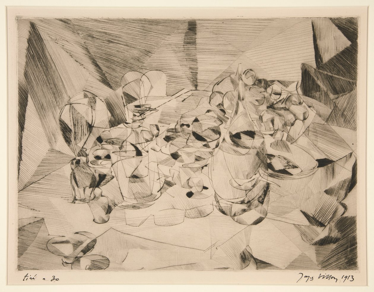 La table servie - Jacques Villon
