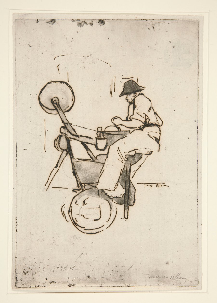 Le rémouleur - Jacques Villon