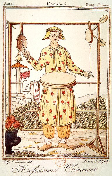 Musicien chinois, 1806 - Jacques after Grasset de Saint Sauveur