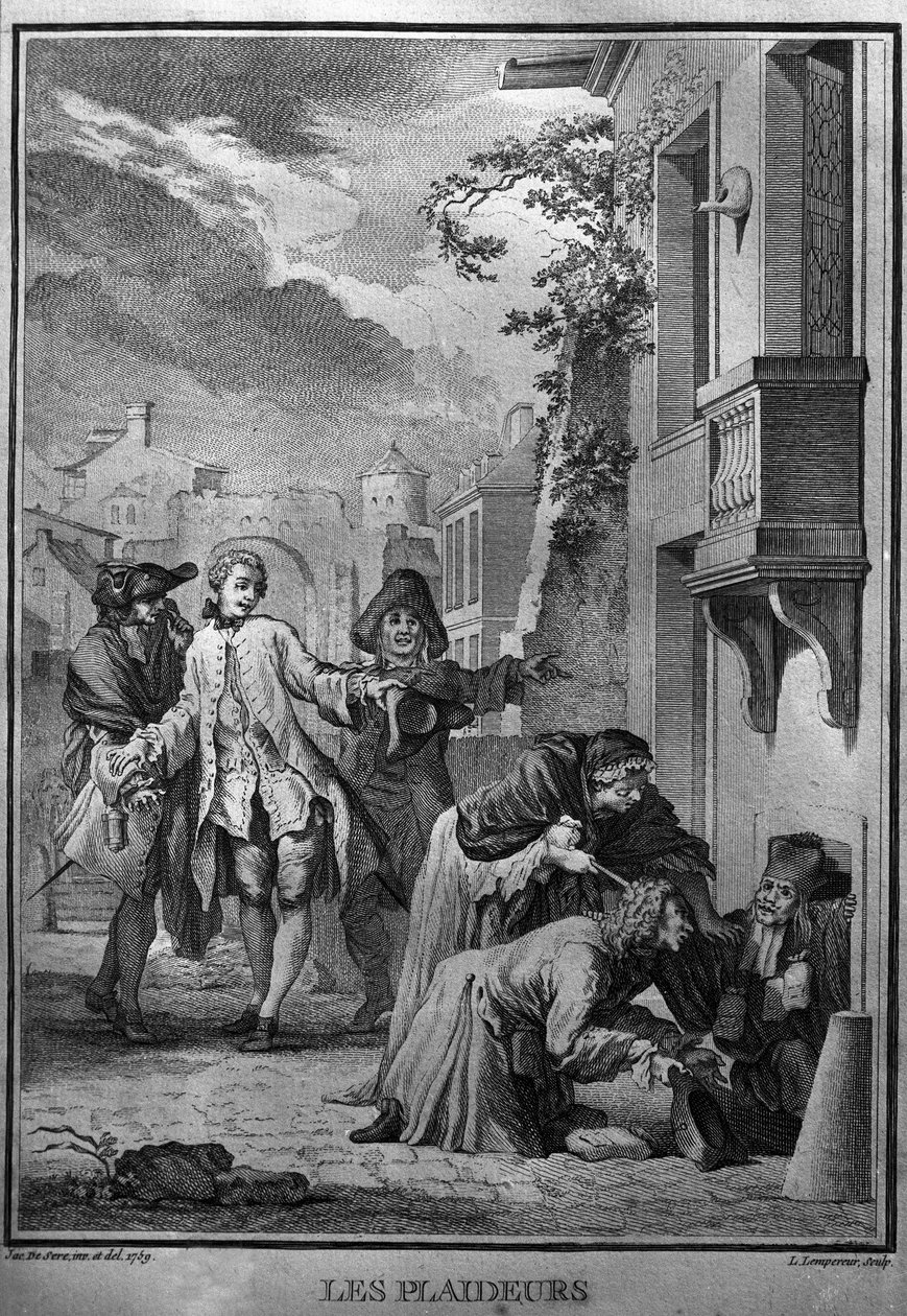Les Plaideurs - Illustration d