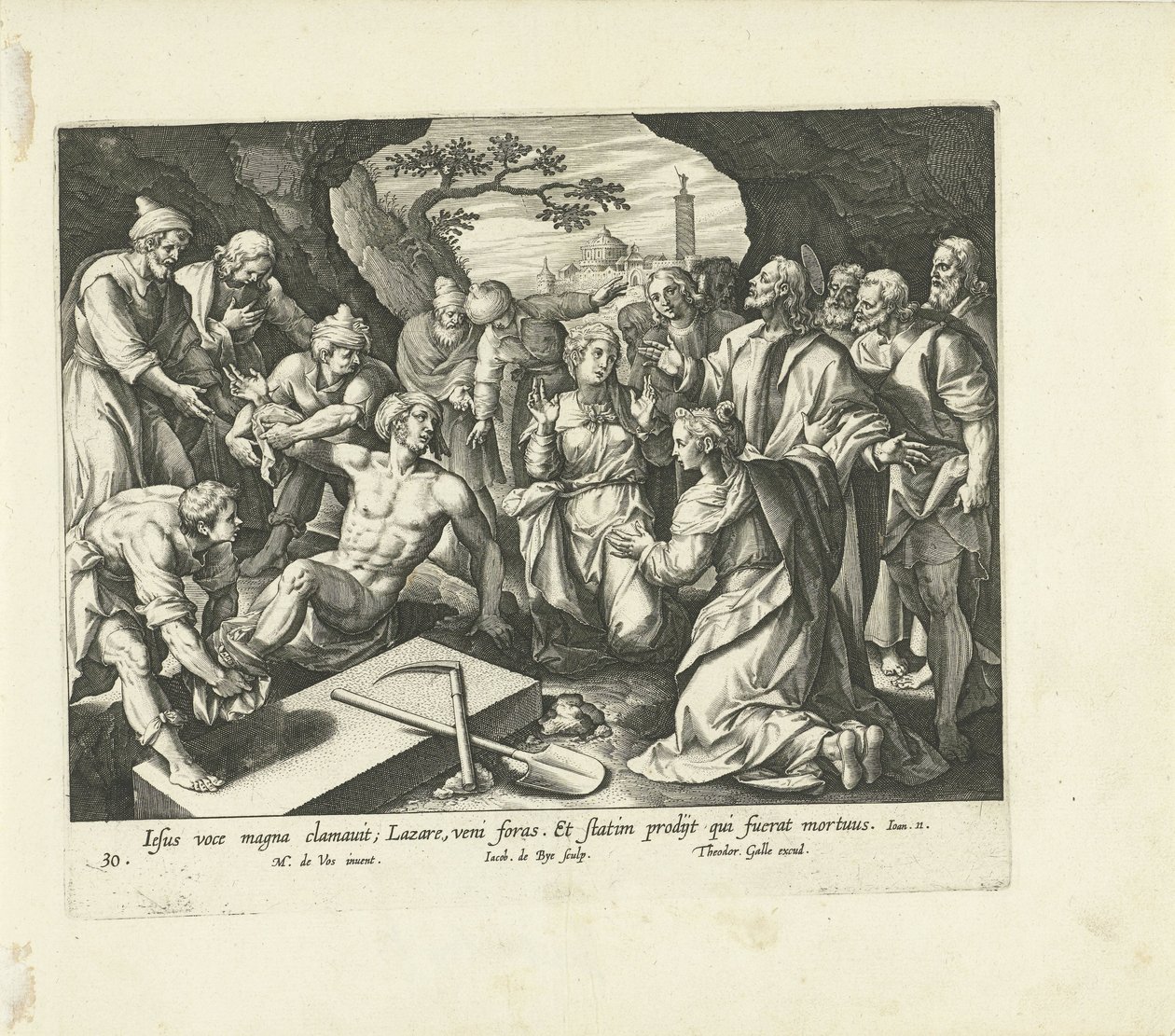 Résurrection de Lazare - Jacques de Bie