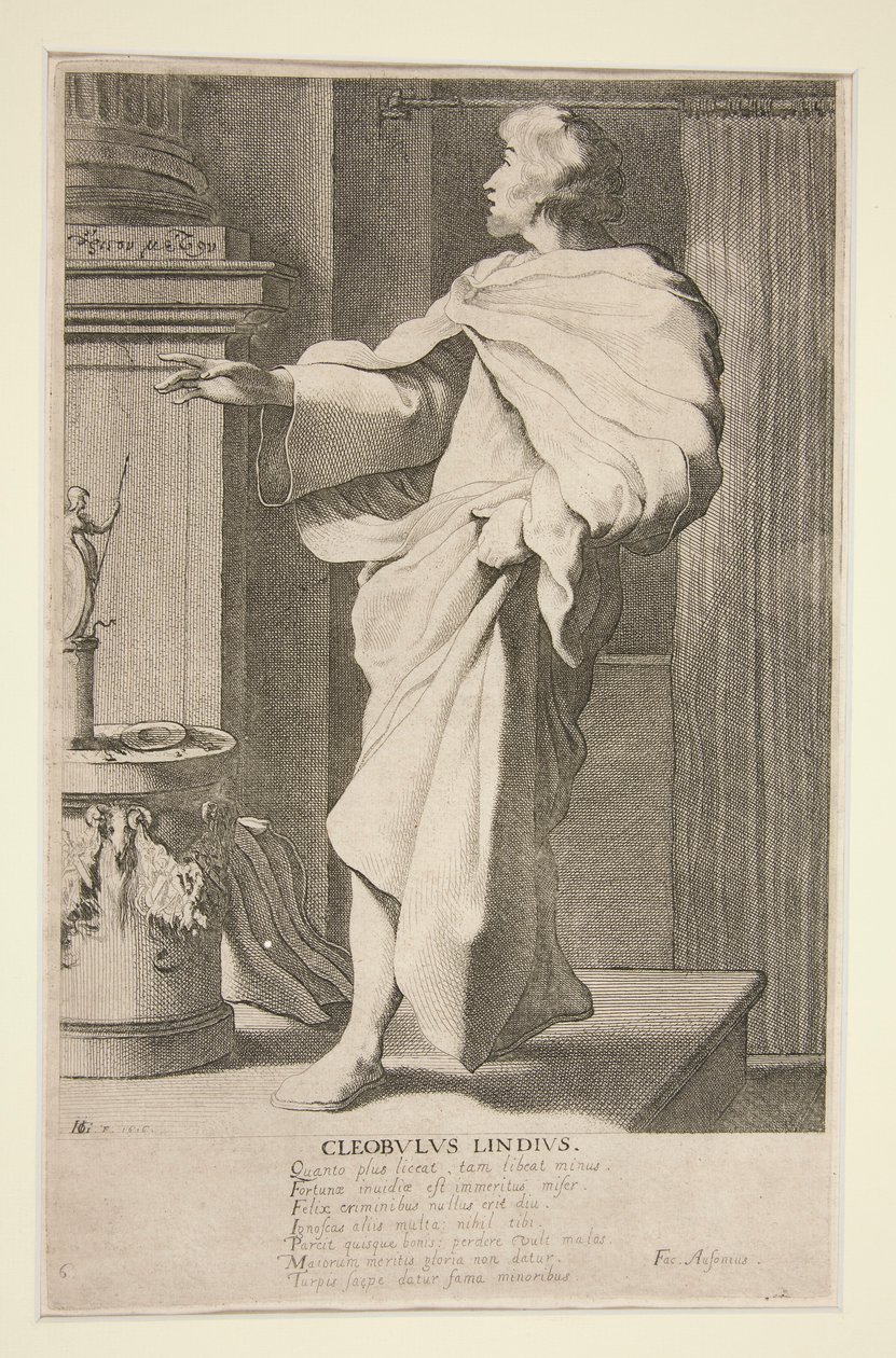 Cleobulus Lindius, #6 de la série Les Sept Sages de Grèce - Jacques de Gheyn III