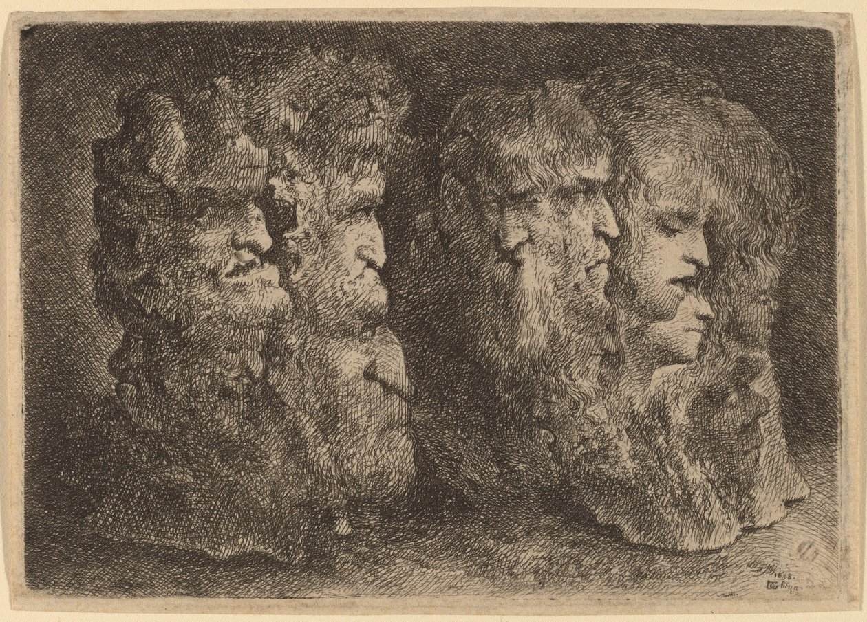 Têtes grotesques - Jacques de Gheyn III