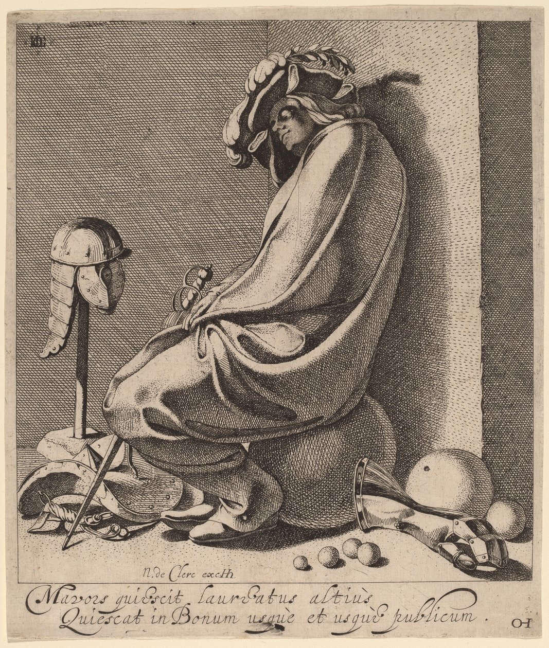Mars endormi - Jacques de Gheyn III