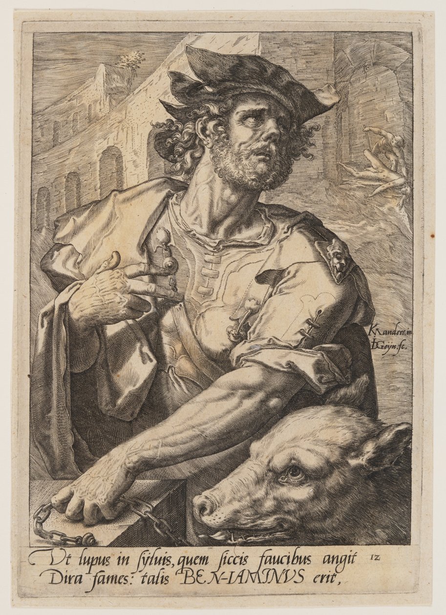 Benjamin, tiré des Douze fils de Jacob - Jacques de Gheyn II