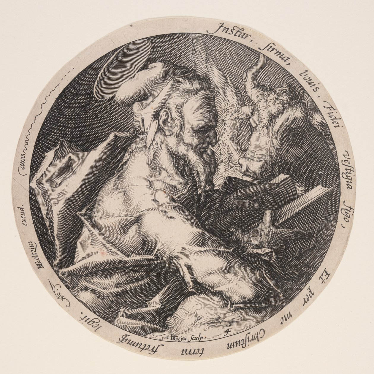 Luc, extrait des Évangélistes - Jacques de Gheyn II