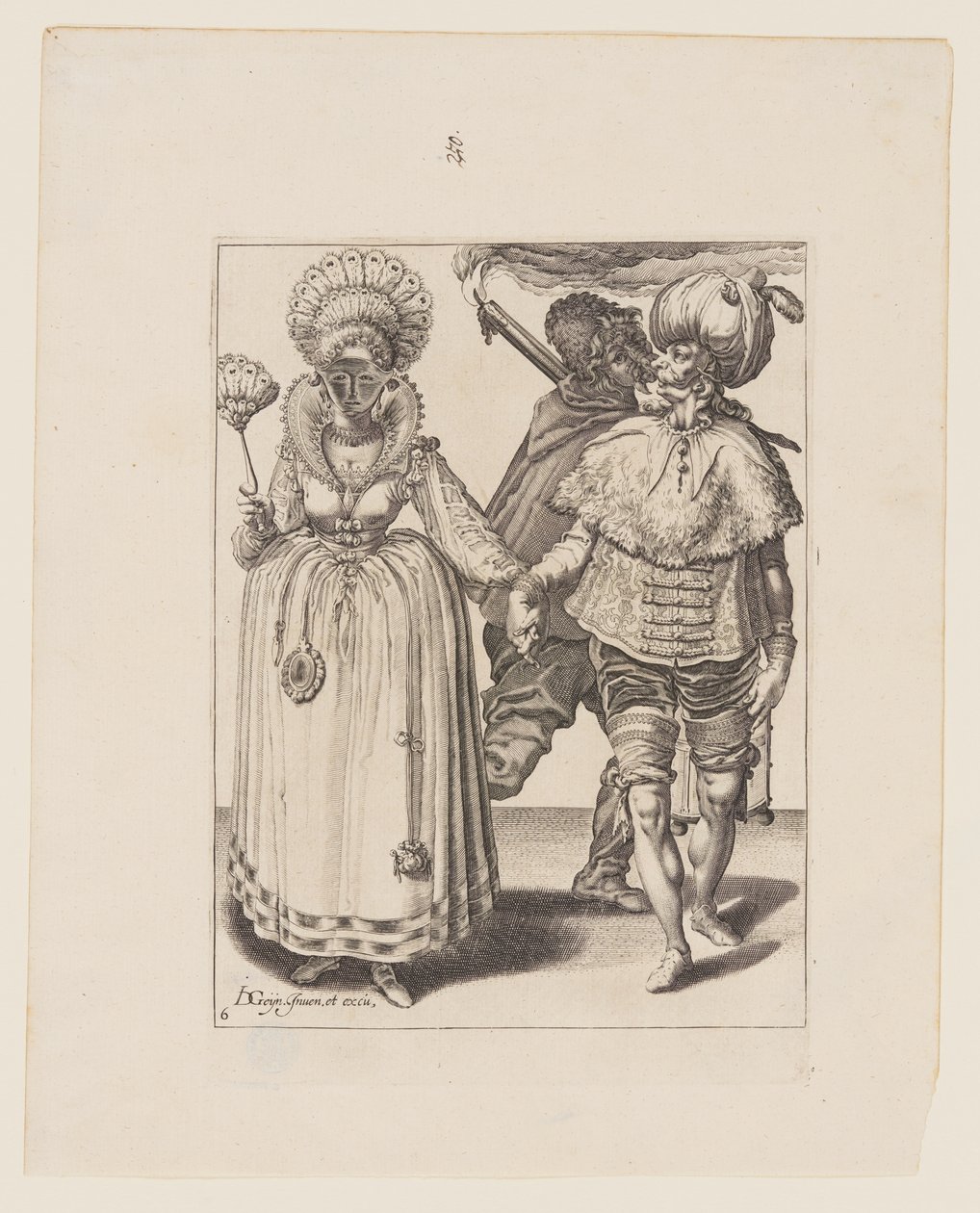Homme coiffé d
