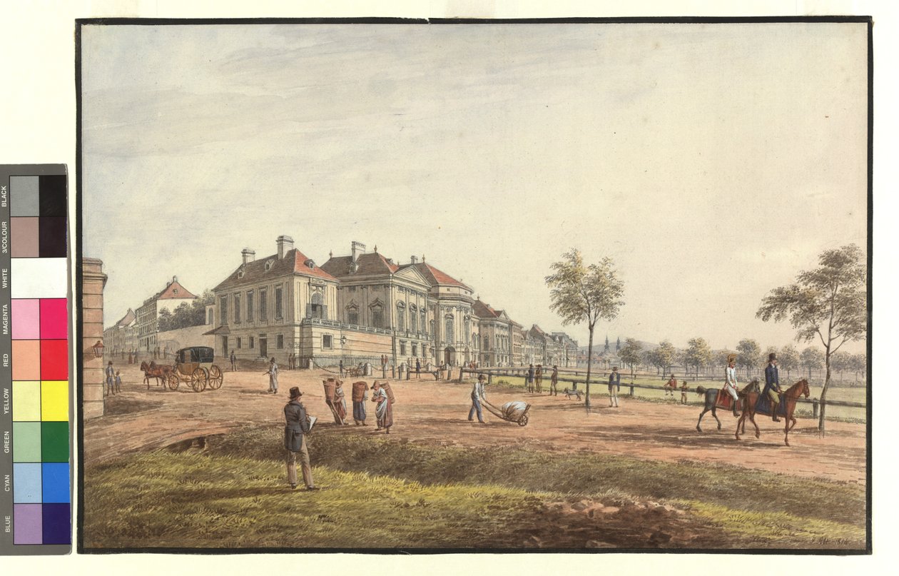 Le palais Auersperg sur le Glacis de Josefstadt - Jakob Alt