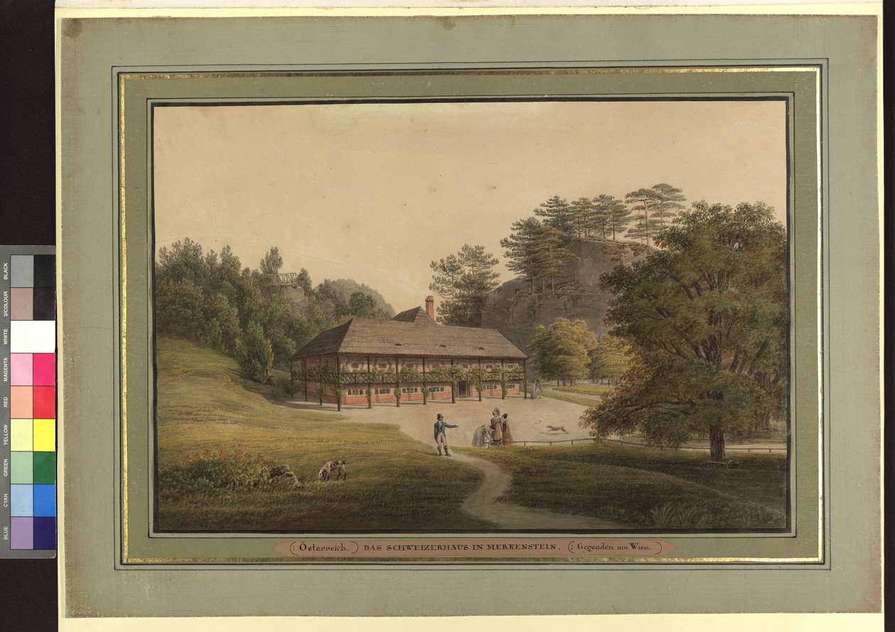 La maison suisse à Merkenstein - Jakob Alt