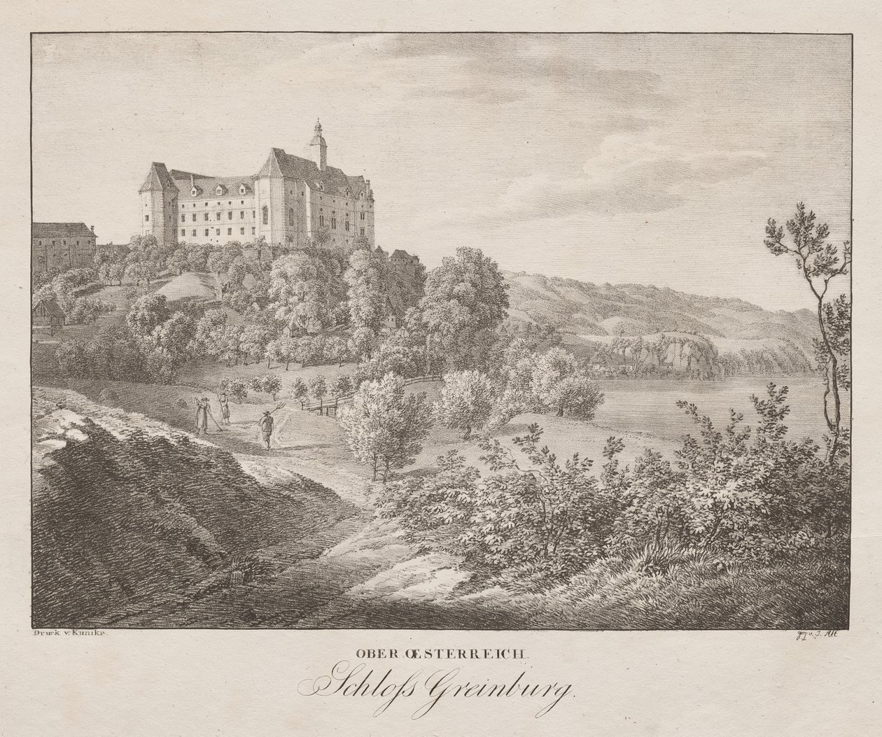 Haute-Autriche, Château de Greinburg - Jakob Alt