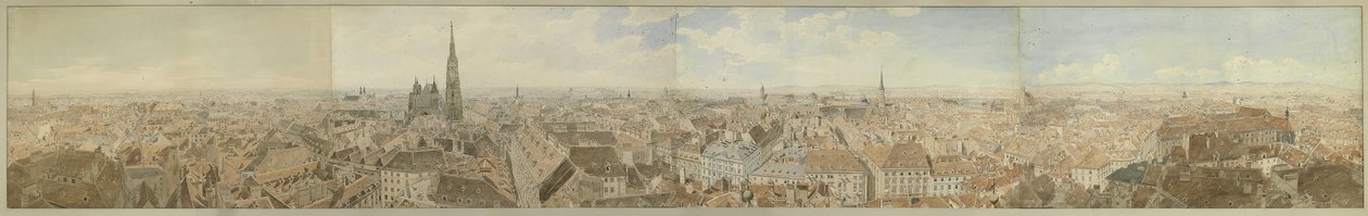 Panorama de Vienne depuis la coupole de l