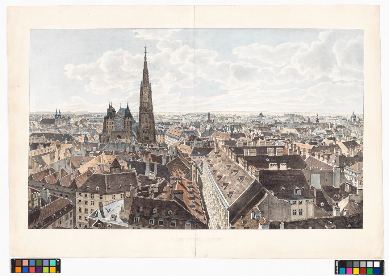 Panorama de Vienne vers l
