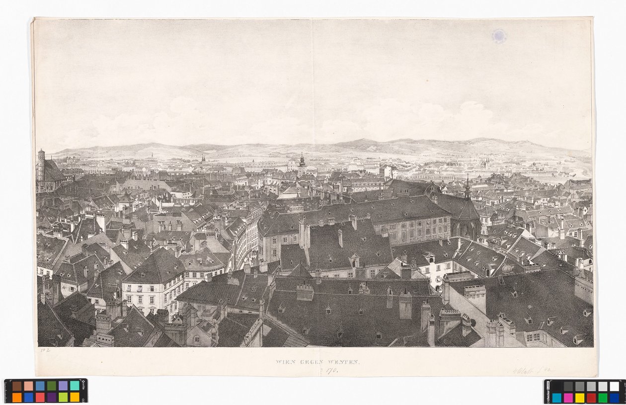 Panorama de Vienne vers l
