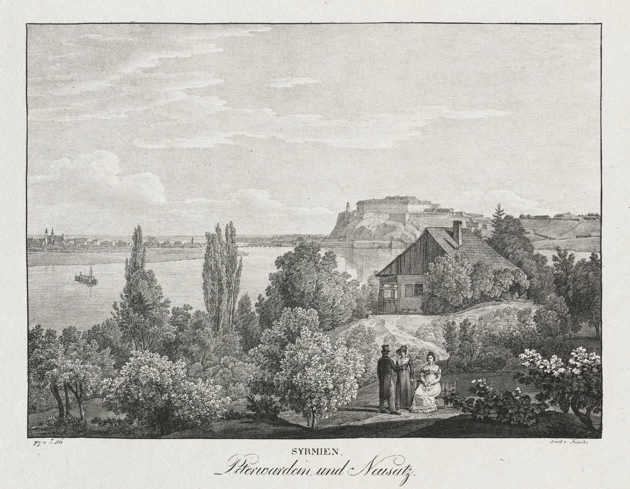 Syrmie, Peterwardein et Neusatz - Jakob Alt