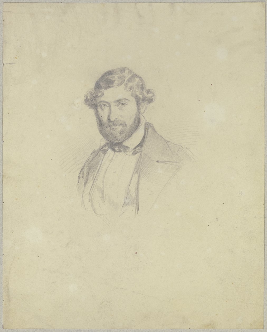 Portrait du musicien Dresel de Geisenheim - Jakob Becker
