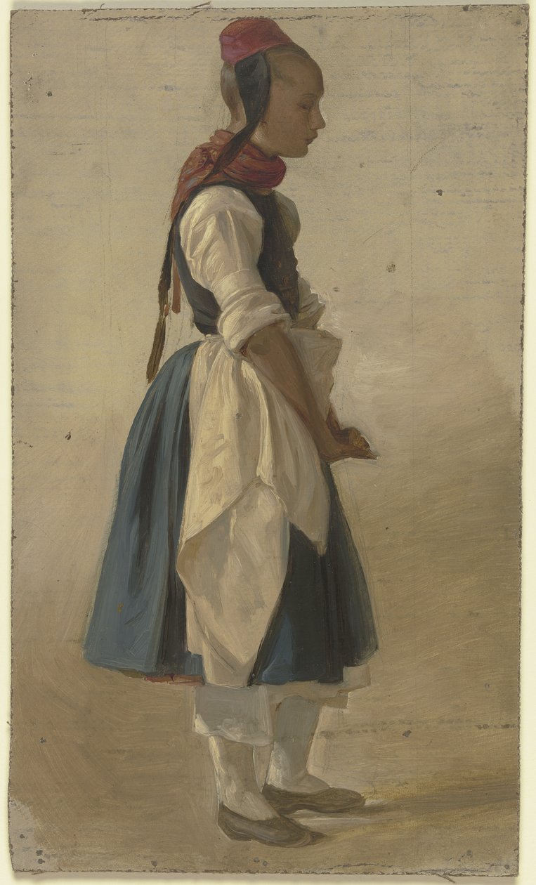 Jeune paysanne hessoise - Jakob Becker