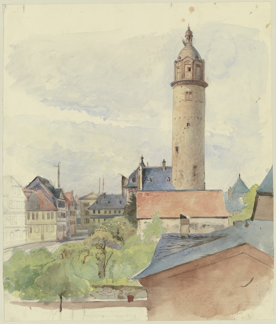 Le château de Höchst - Jakob Becker