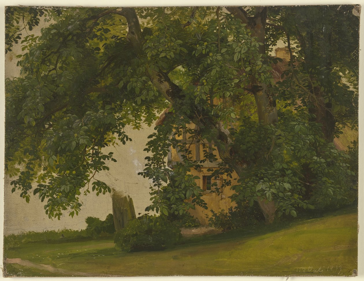 Maison derrière les arbres - Jakob Becker