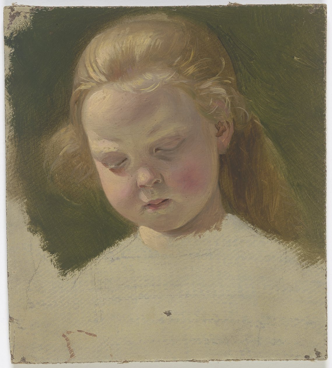 Petite fille aux longs cheveux - Jakob Becker