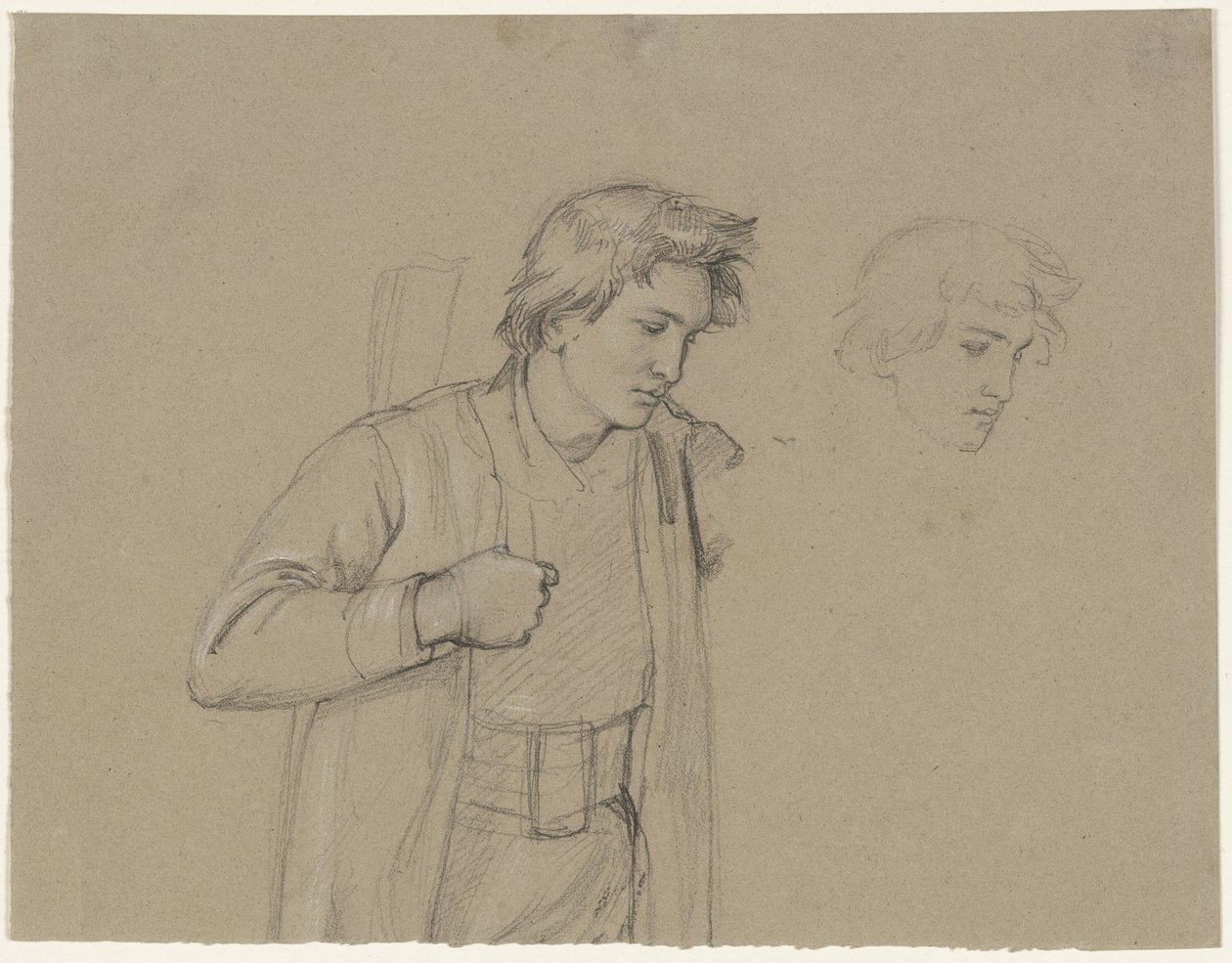 Jeune homme en demi-figure - Jakob Becker