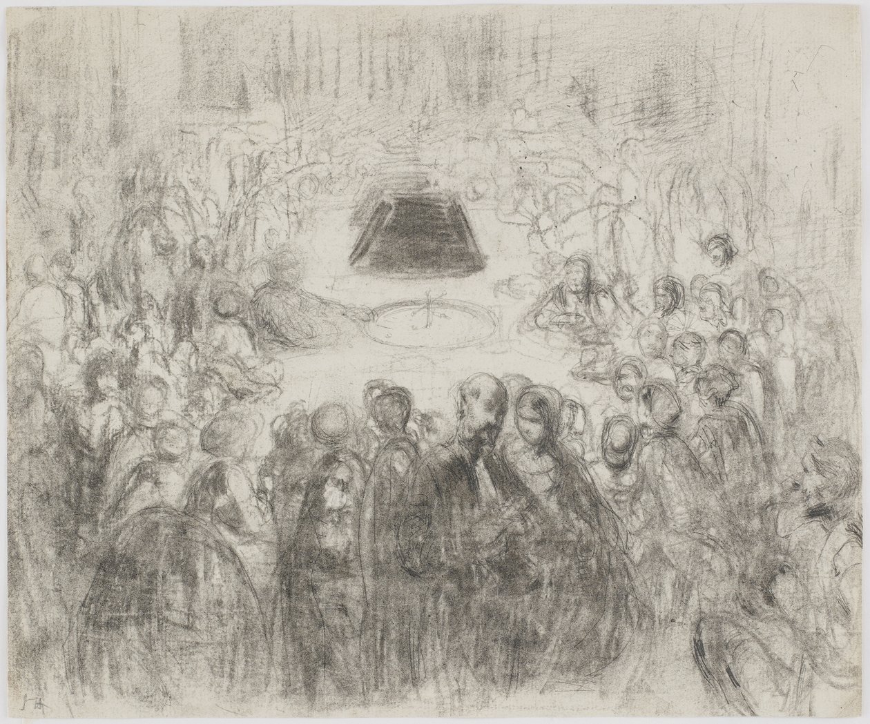 Une Salle de Jeu à Baden-Baden, 1858 - James Abbott McNeill Whistler