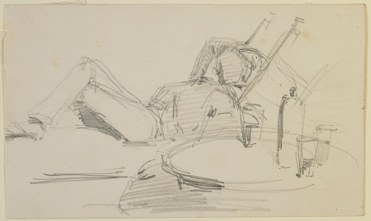 Un homme allongé sur un lit, 1858 - James Abbott McNeill Whistler