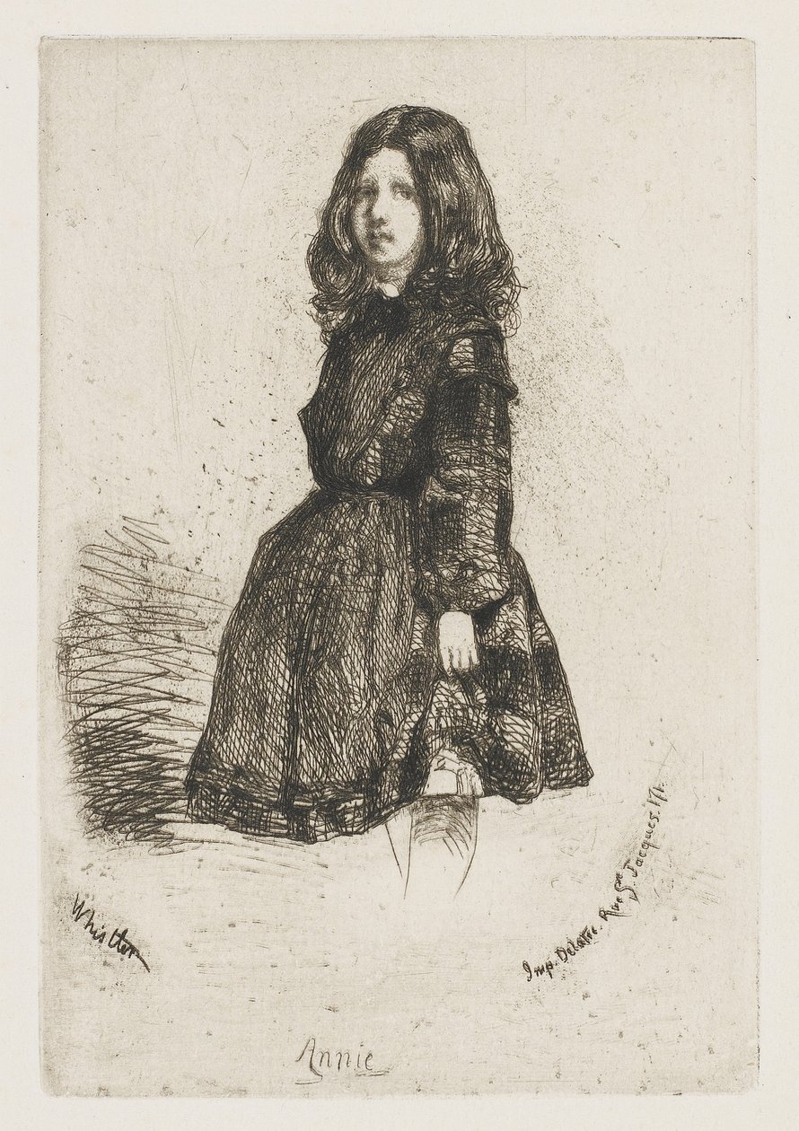 Annie, vers 1857-58 - James Abbott McNeill Whistler