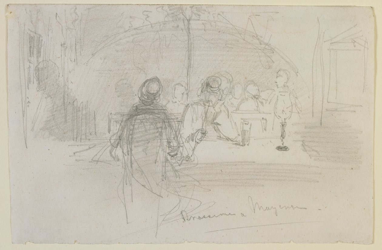 Brasserie à Mayence, 1858 - James Abbott McNeill Whistler