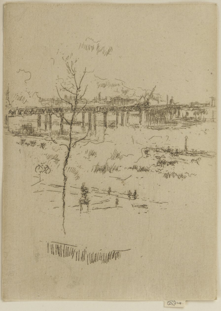 Pont ferroviaire de Charing Cross, c.1887 - James Abbott McNeill Whistler