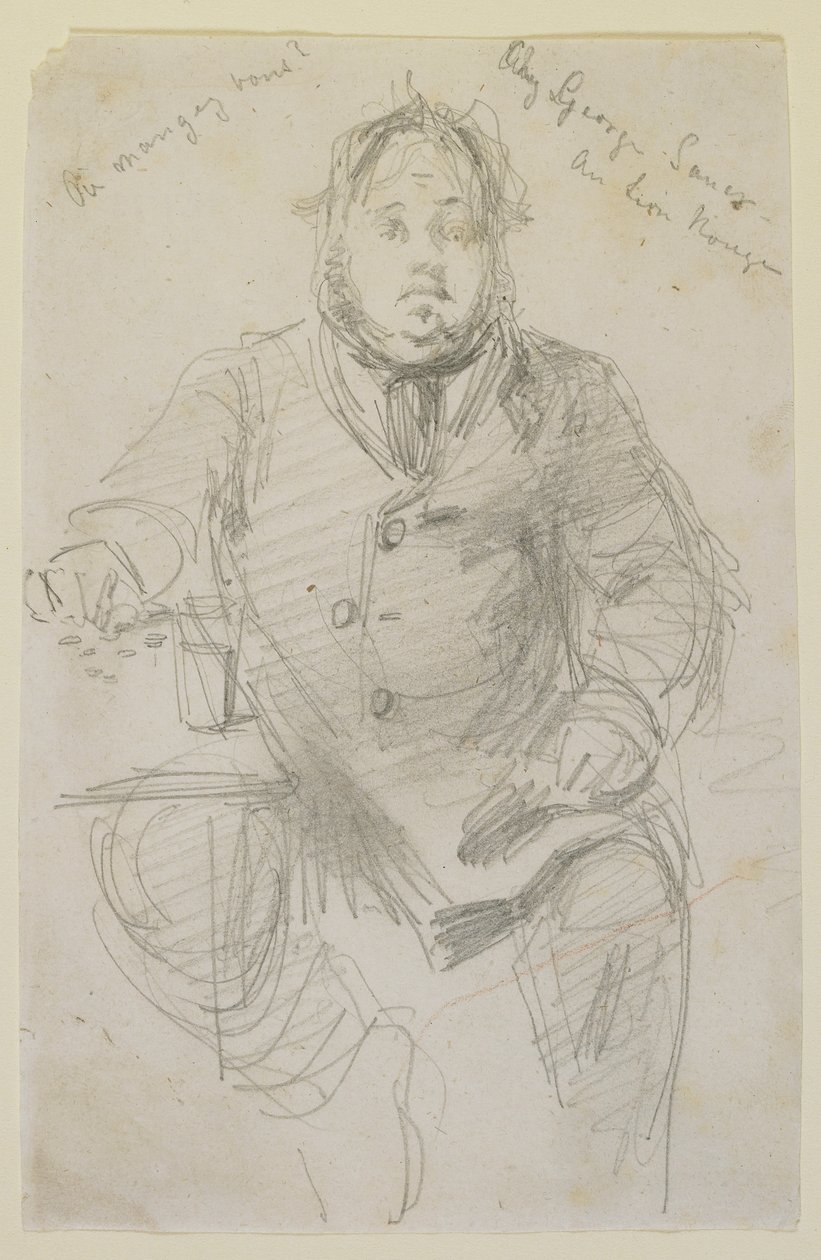 George Sauter au Red Lion, 1858 - James Abbott McNeill Whistler