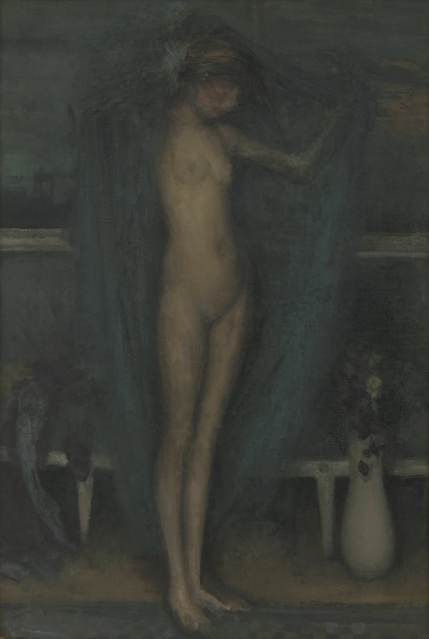 Harmonie en Bleu et Or - La Petite Fille Bleue - James Abbott McNeill Whistler