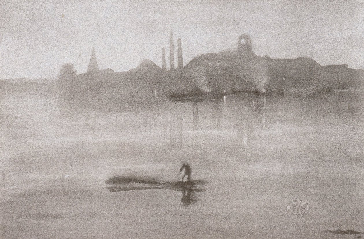 Nocturne : La rivière à Battersea - James Abbott McNeill Whistler