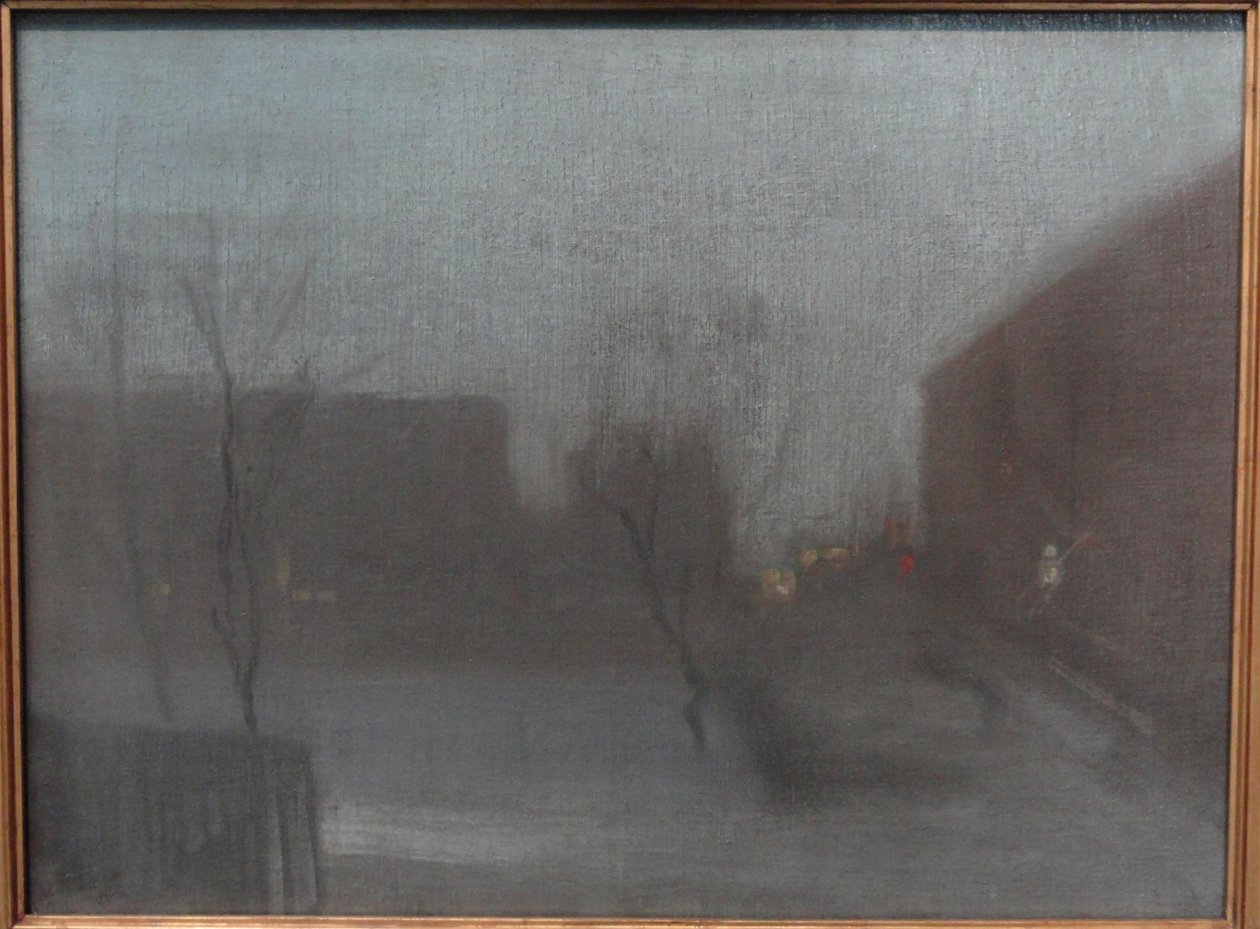Nocturne - Trafalgar Square, Chelsea - James Abbott McNeill Whistler