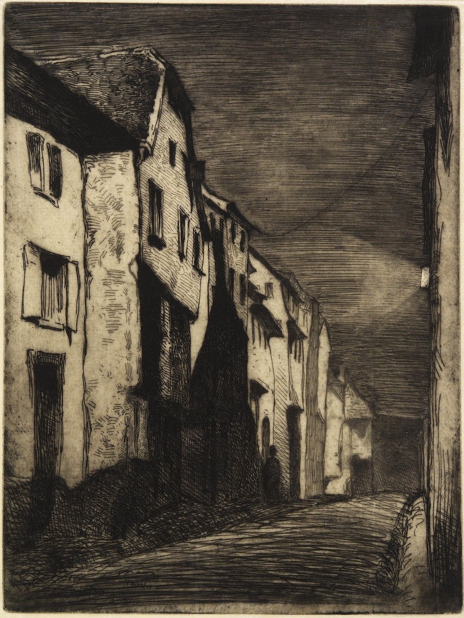 Rue à Saverne des Douze Eaux-fortes de la Nature, 1858 - James Abbott McNeill Whistler