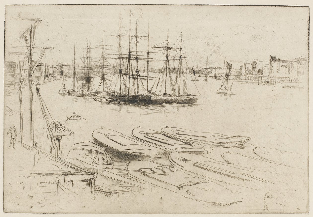 Le grand bassin, vers 1879 - James Abbott McNeill Whistler