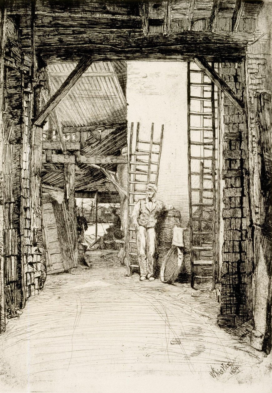 Le brûleur de chaux - James Abbott McNeill Whistler