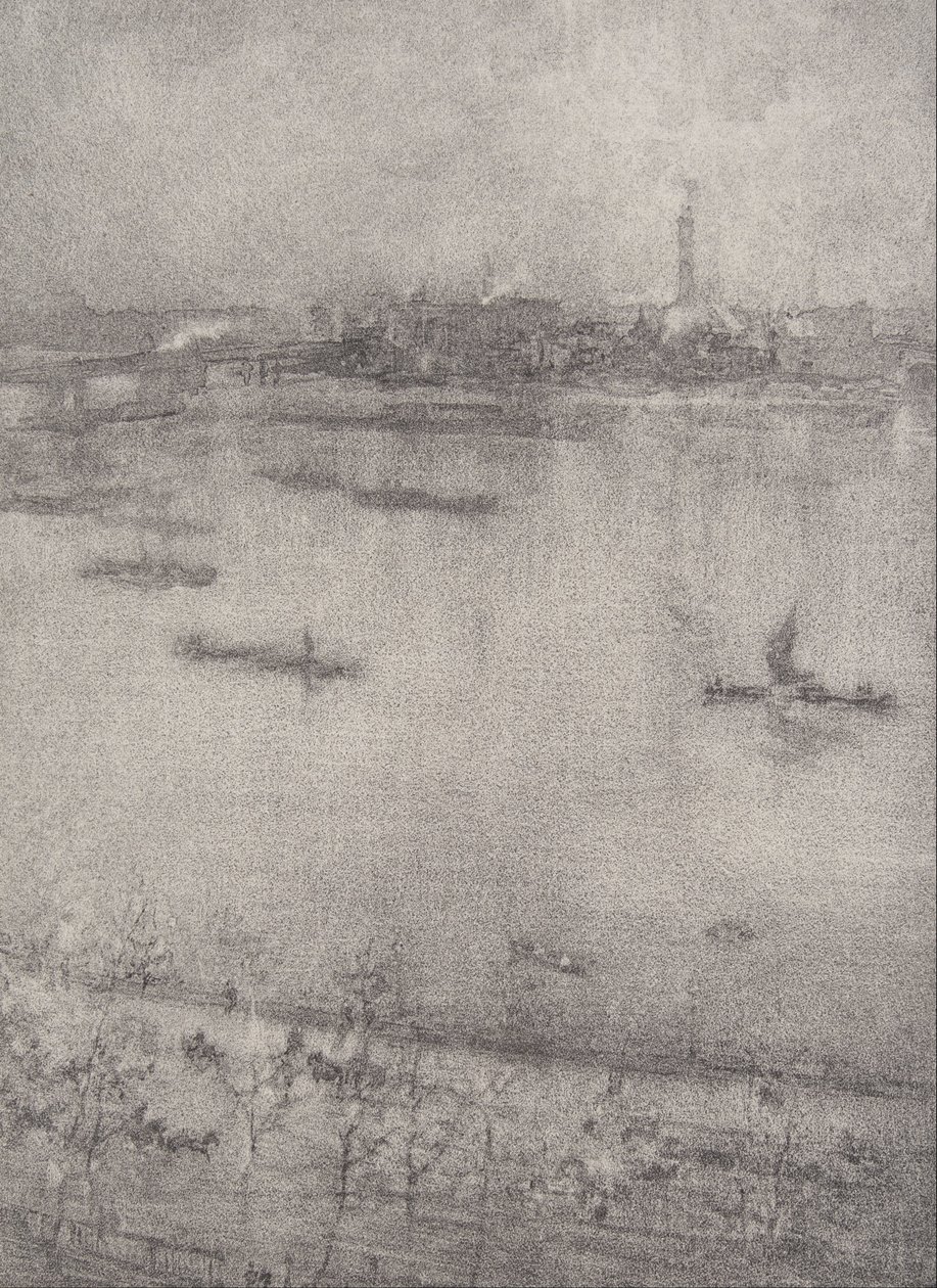 La Tamise - James Abbott McNeill Whistler