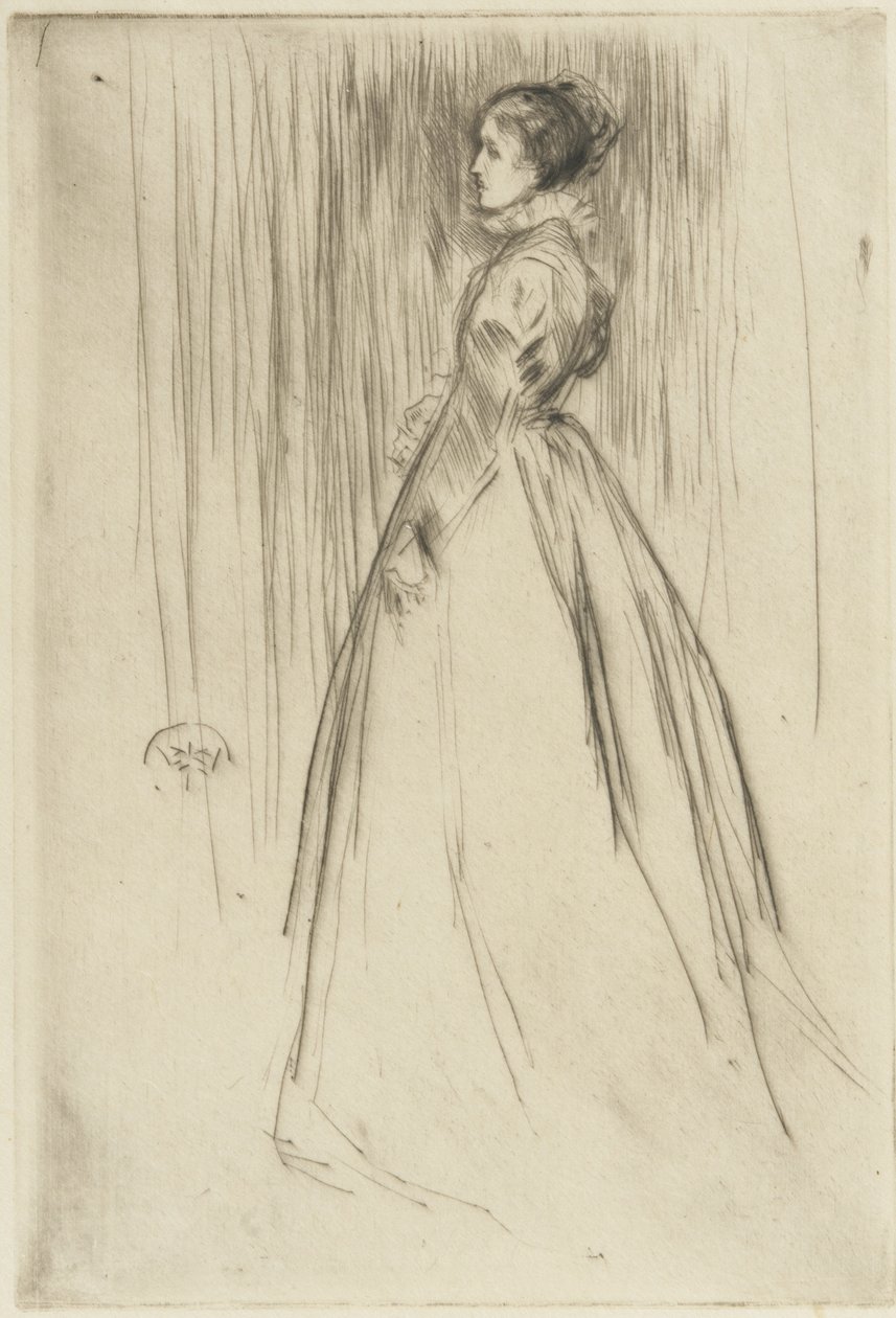 La robe de velours (Frances Leyland), 1873 - James Abbott McNeill Whistler