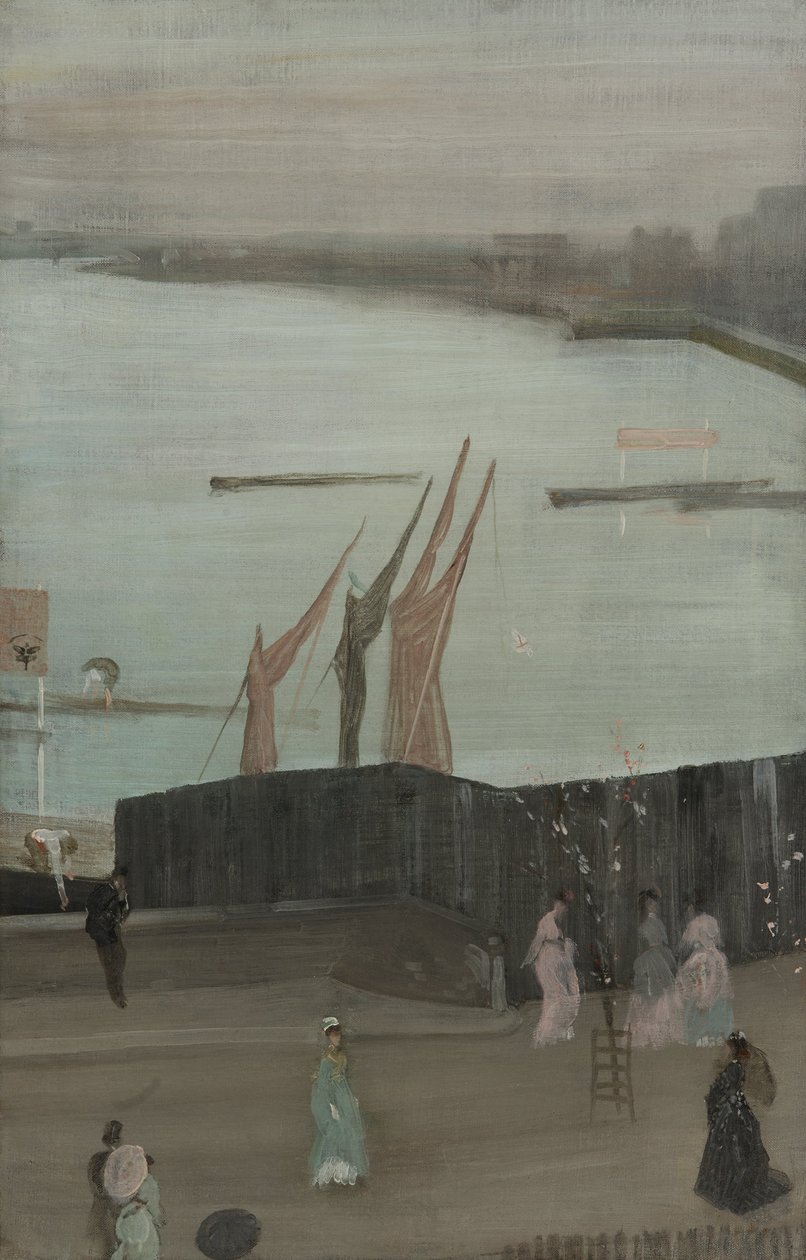 Variations en rose et gris - Chelsea - James Abbott McNeill Whistler