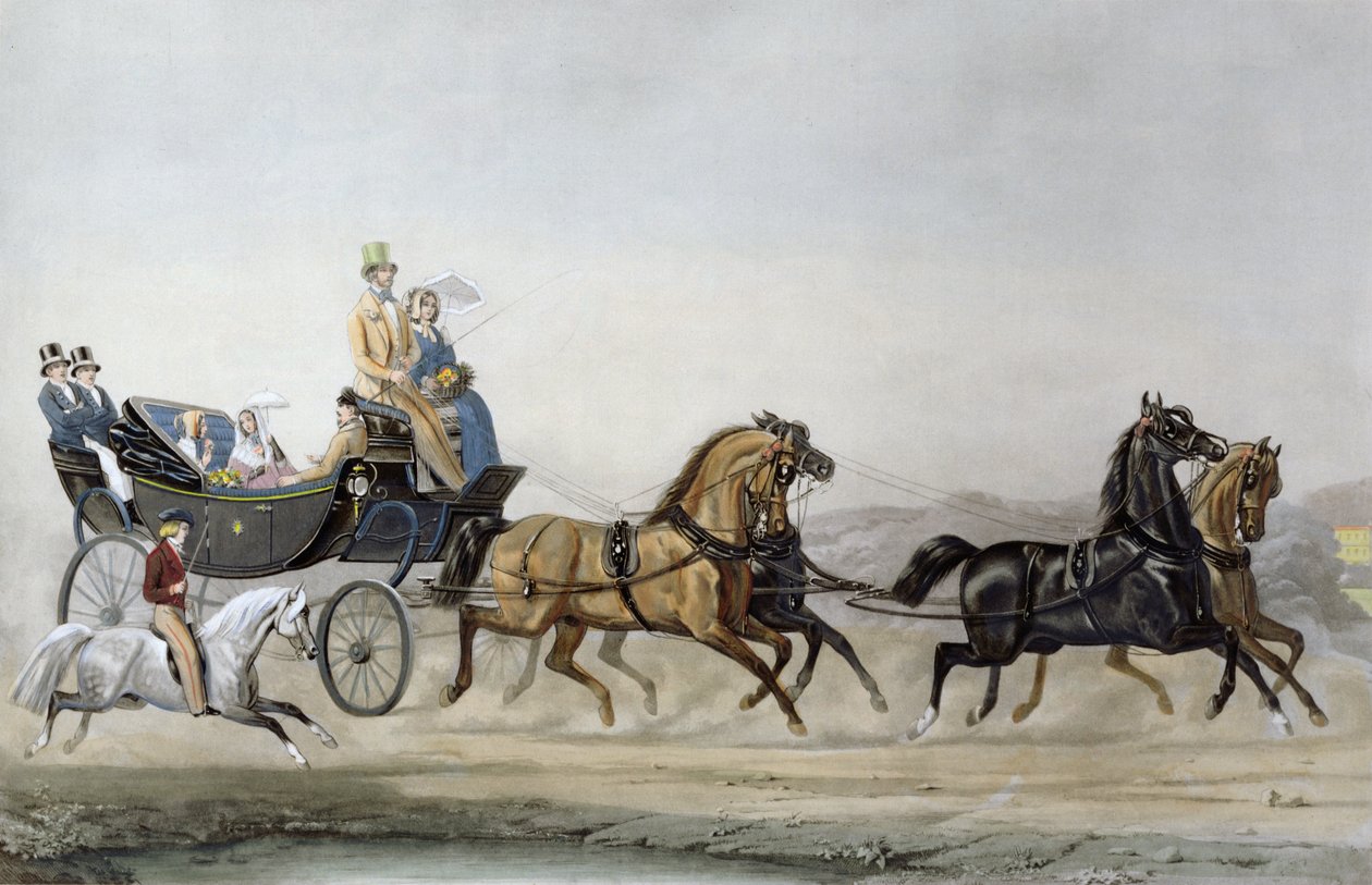 La Promenade, gravée par R. Woodman - James Barenger