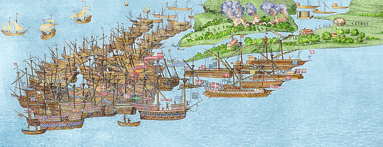 La flotte française calme et l